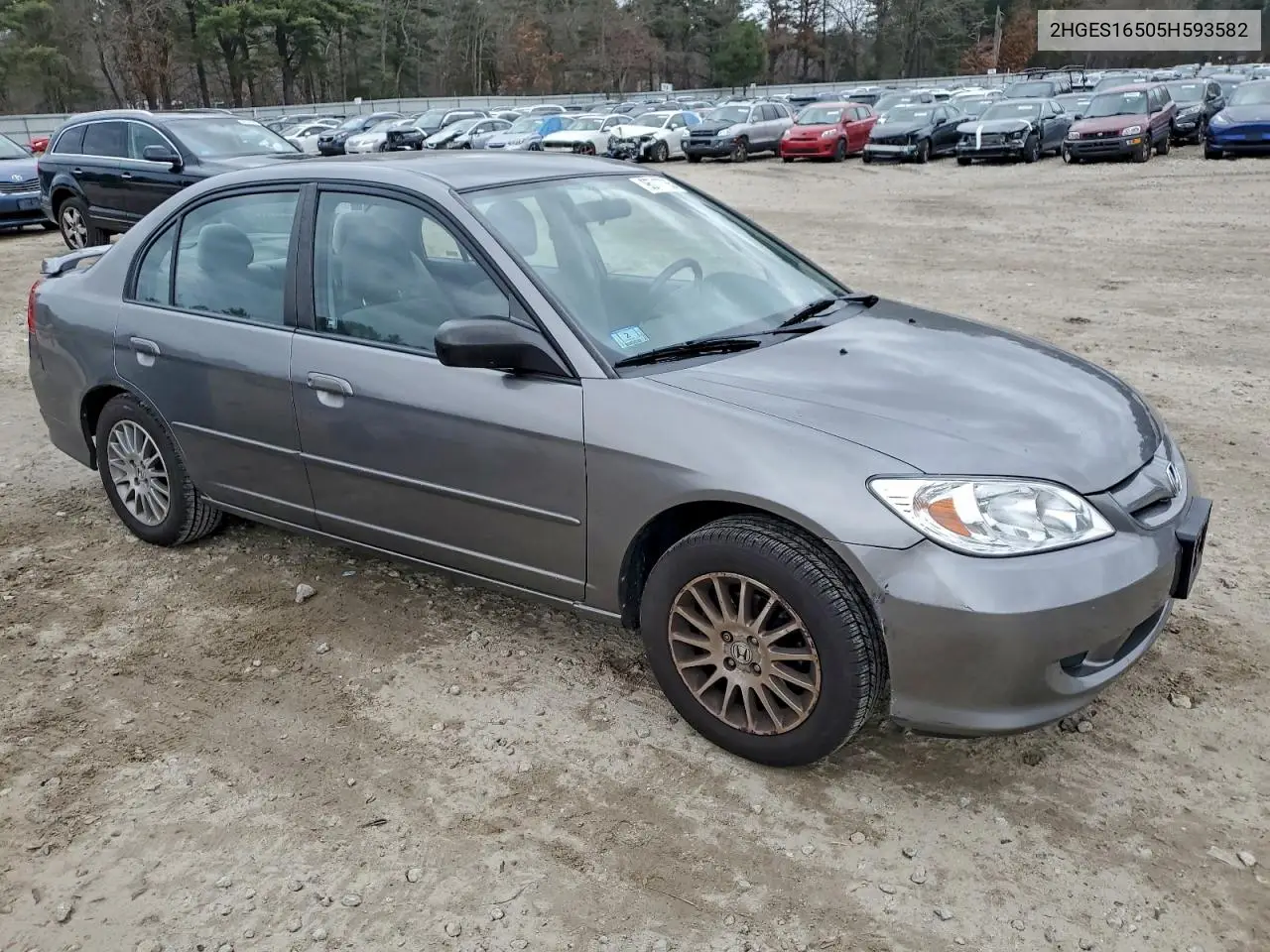 2HGES16505H593582 2005 Honda Civic Lx