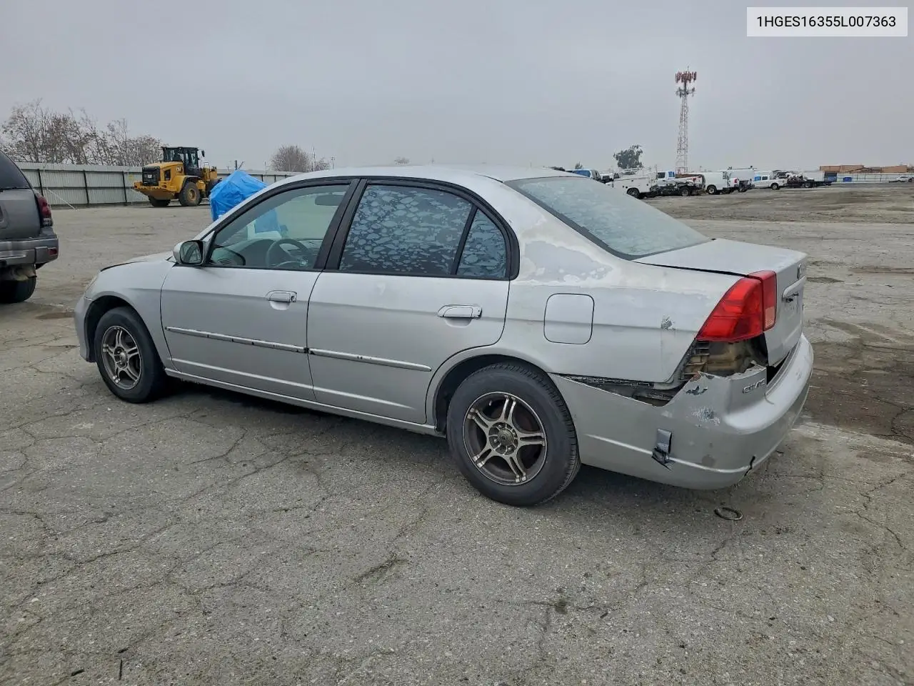 1HGES16355L007363 2005 Honda Civic Dx Vp