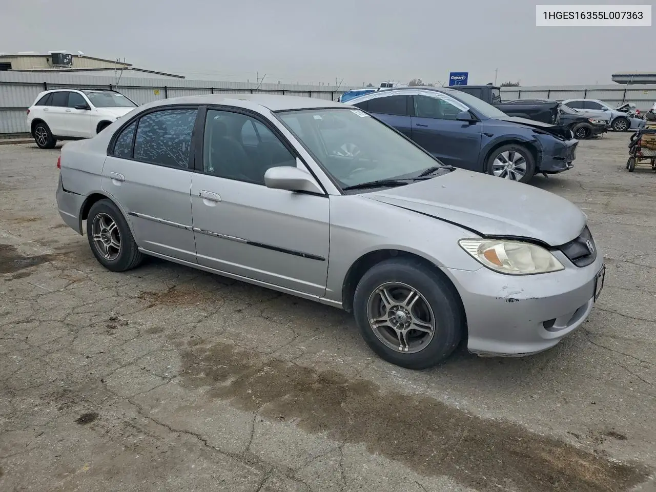 1HGES16355L007363 2005 Honda Civic Dx Vp