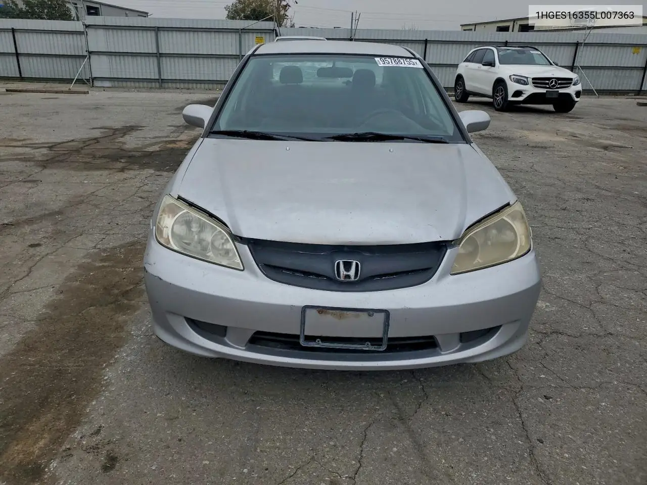 1HGES16355L007363 2005 Honda Civic Dx Vp