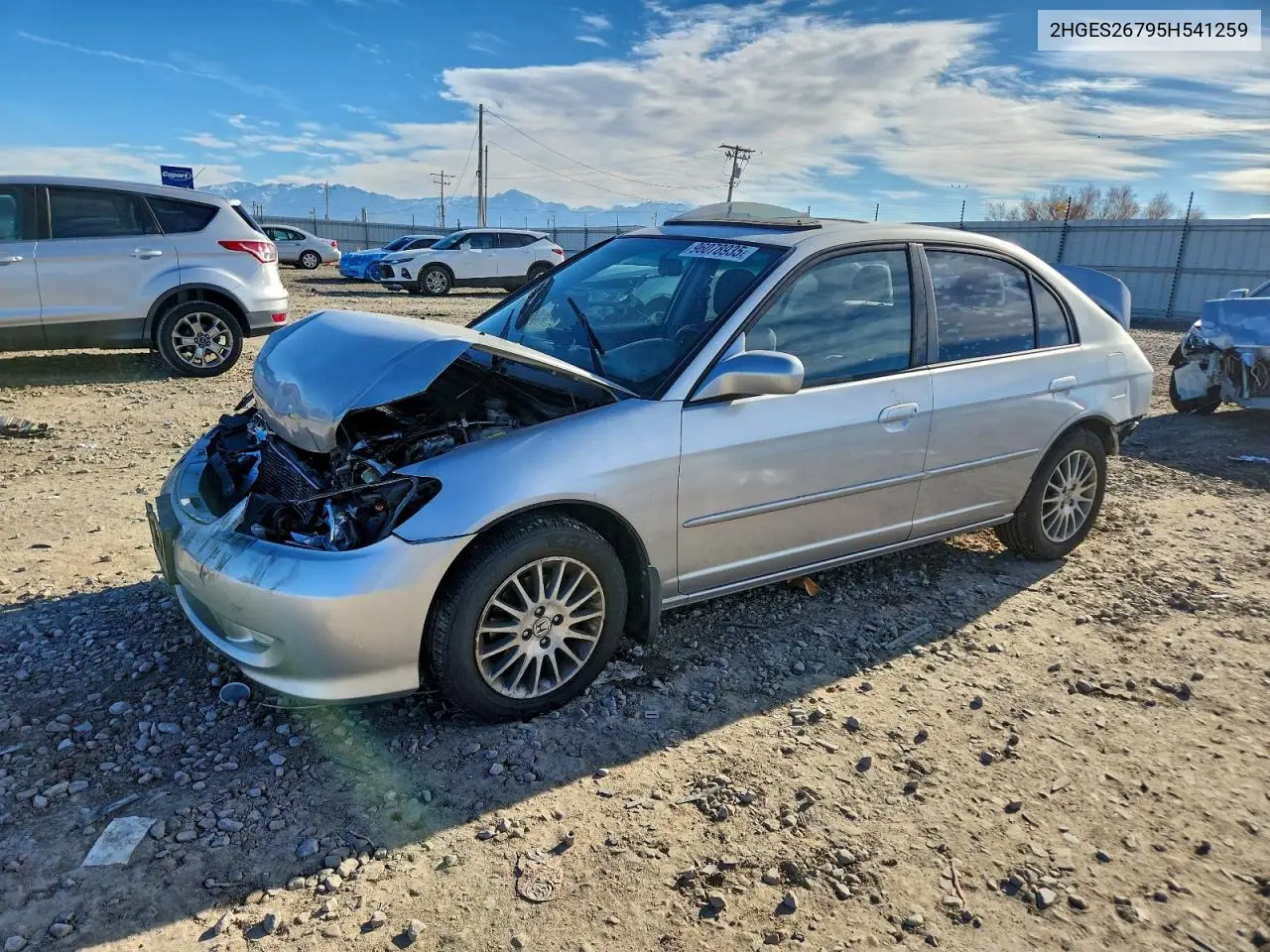 2HGES26795H541259 2005 Honda Civic Ex