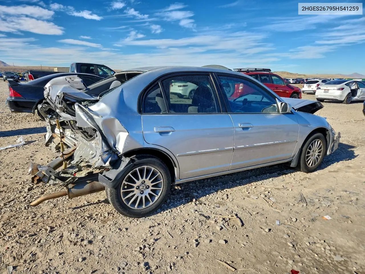 2HGES26795H541259 2005 Honda Civic Ex