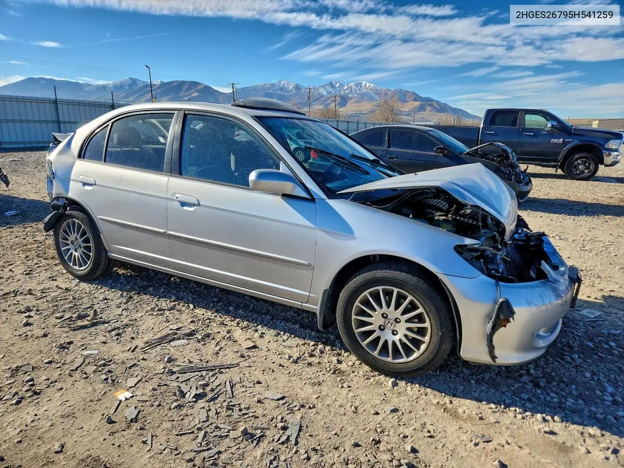 2HGES26795H541259 2005 Honda Civic Ex