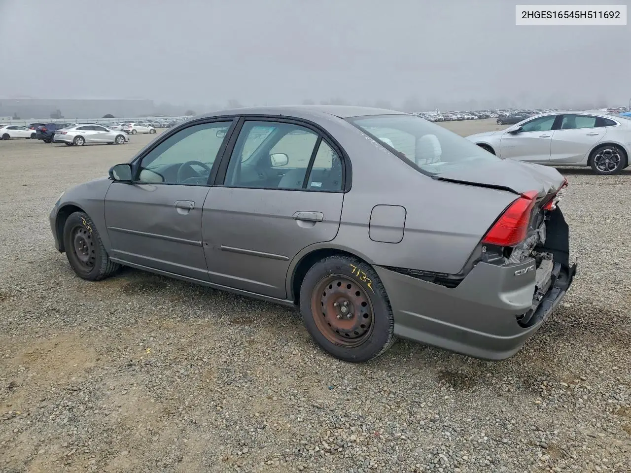 2HGES16545H511692 2005 Honda Civic Lx