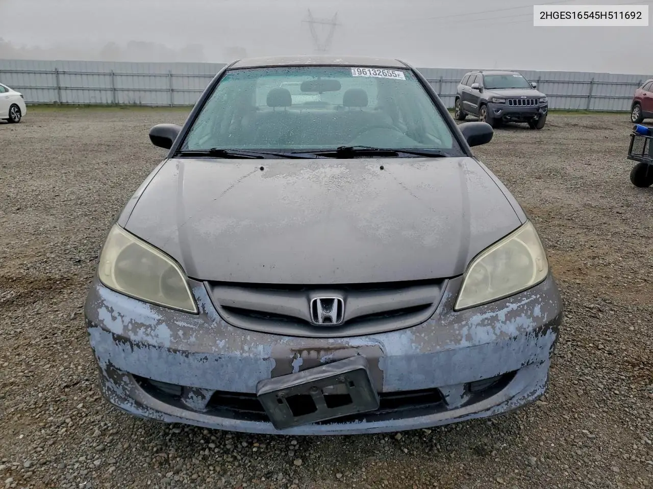 2HGES16545H511692 2005 Honda Civic Lx