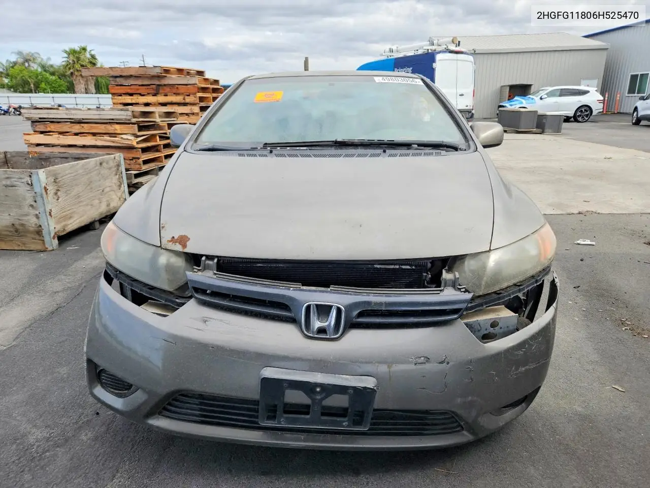 2HGFG11806H525470 2006 Honda Civic Ex