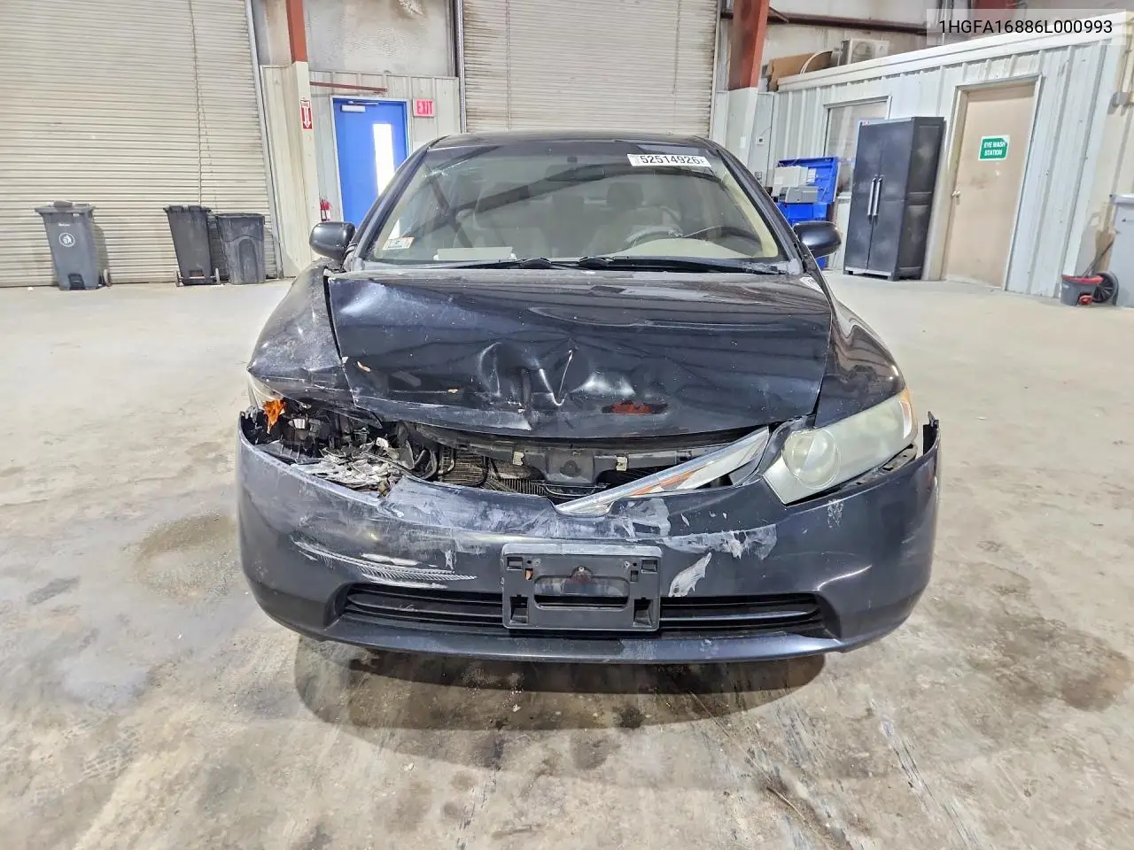 1HGFA16886L000993 2006 Honda Civic Ex