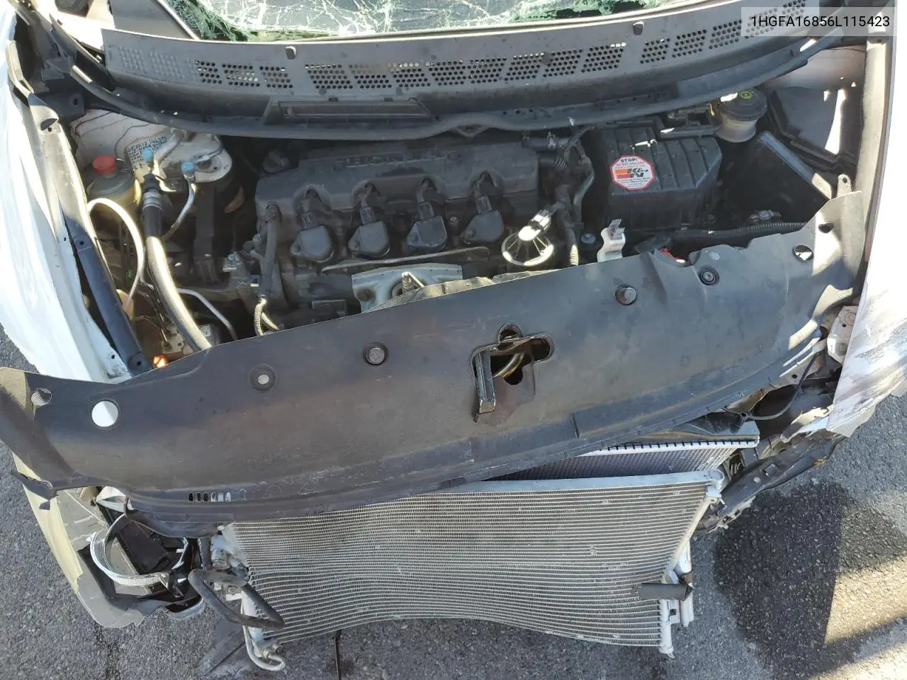 1HGFA16856L115423 2006 Honda Civic Ex