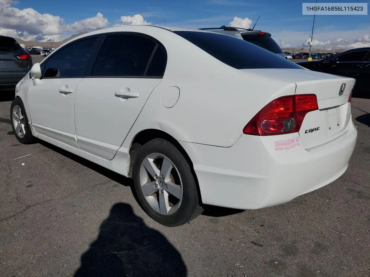 1HGFA16856L115423 2006 Honda Civic Ex
