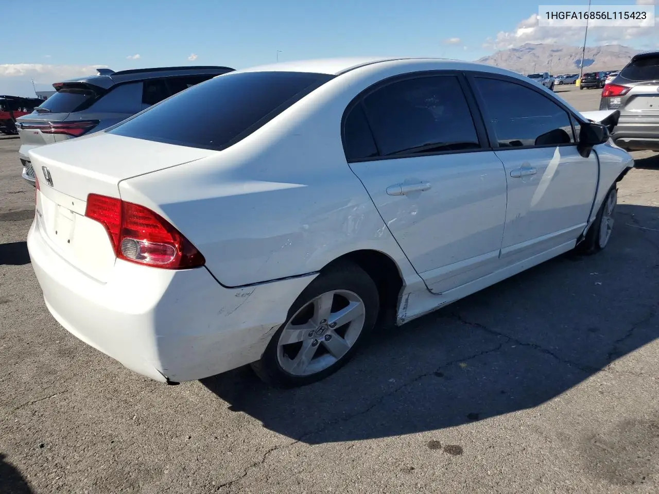 1HGFA16856L115423 2006 Honda Civic Ex