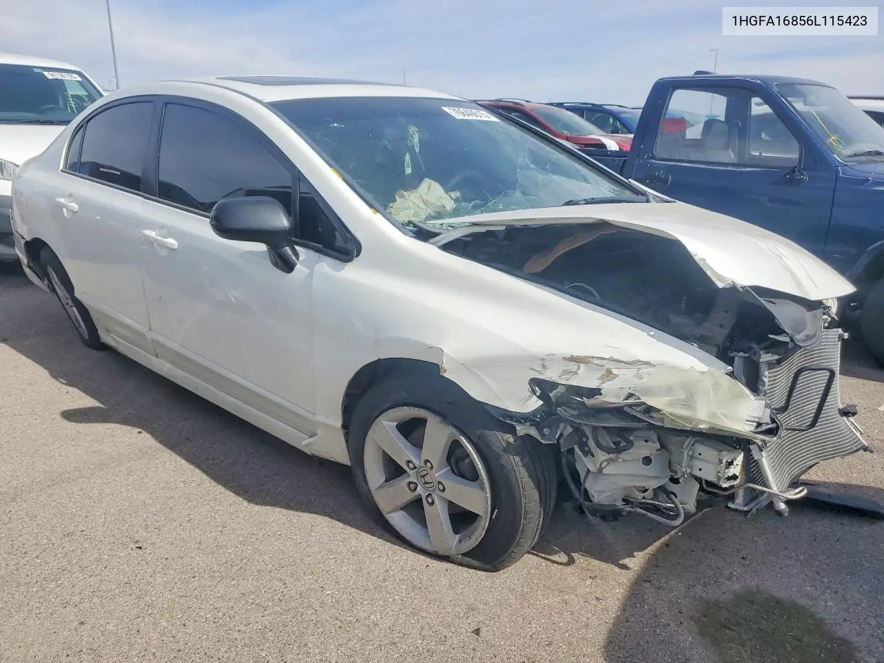 1HGFA16856L115423 2006 Honda Civic Ex