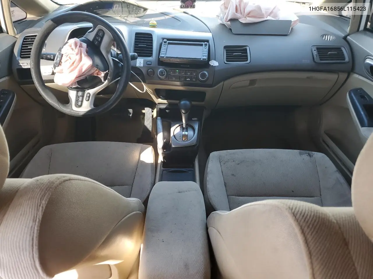 1HGFA16856L115423 2006 Honda Civic Ex
