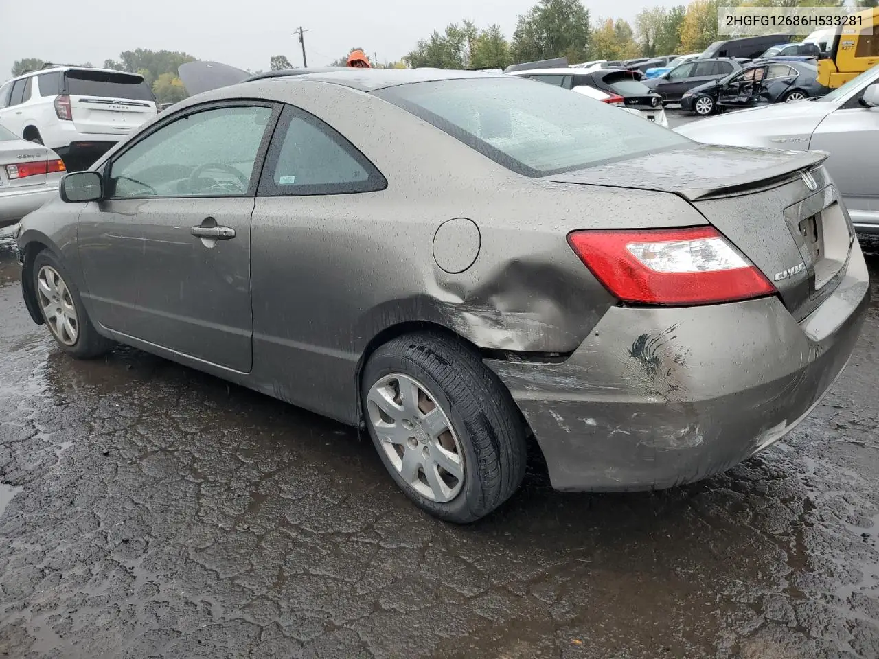 2HGFG12686H533281 2006 Honda Civic Lx