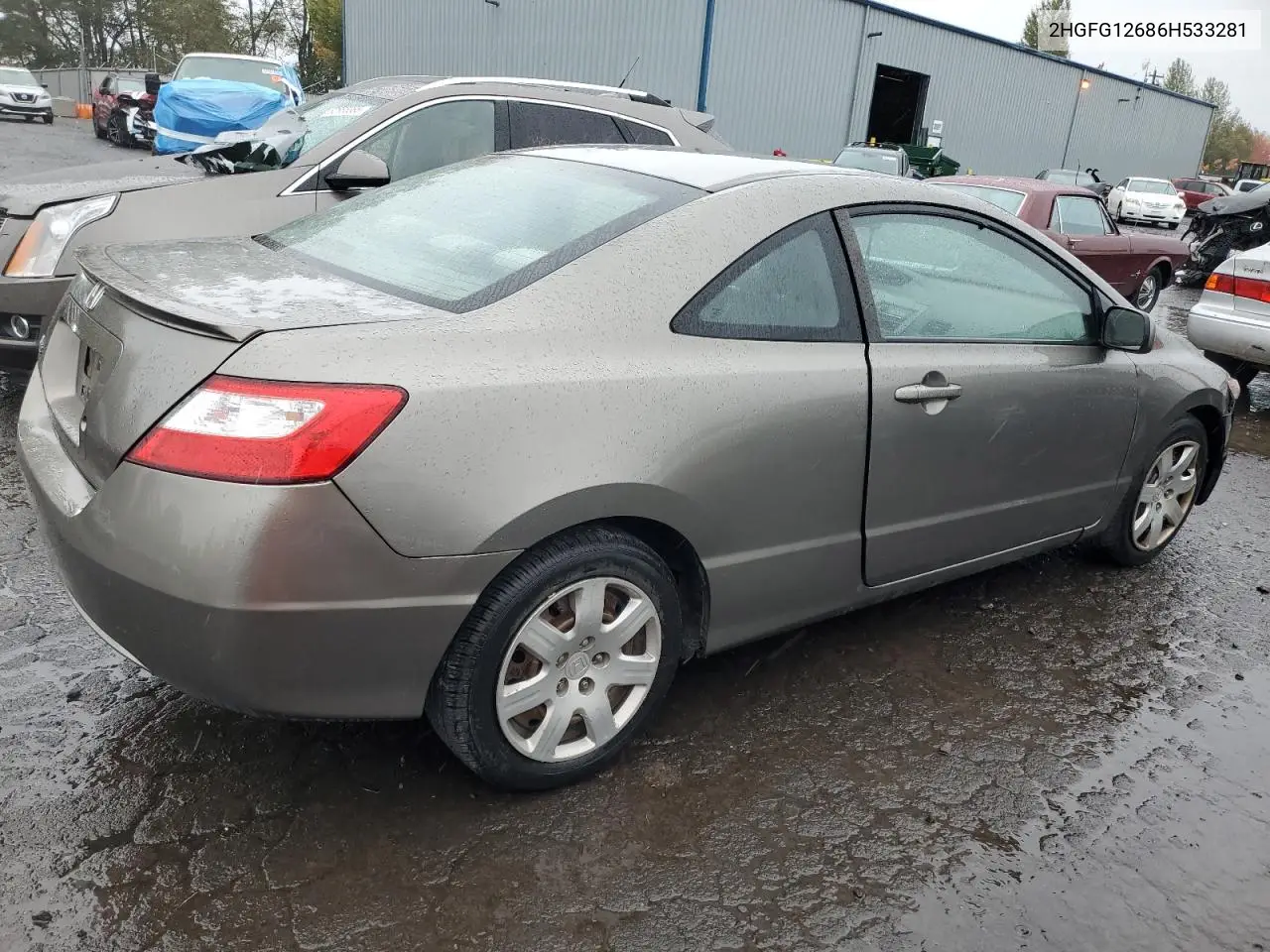 2HGFG12686H533281 2006 Honda Civic Lx