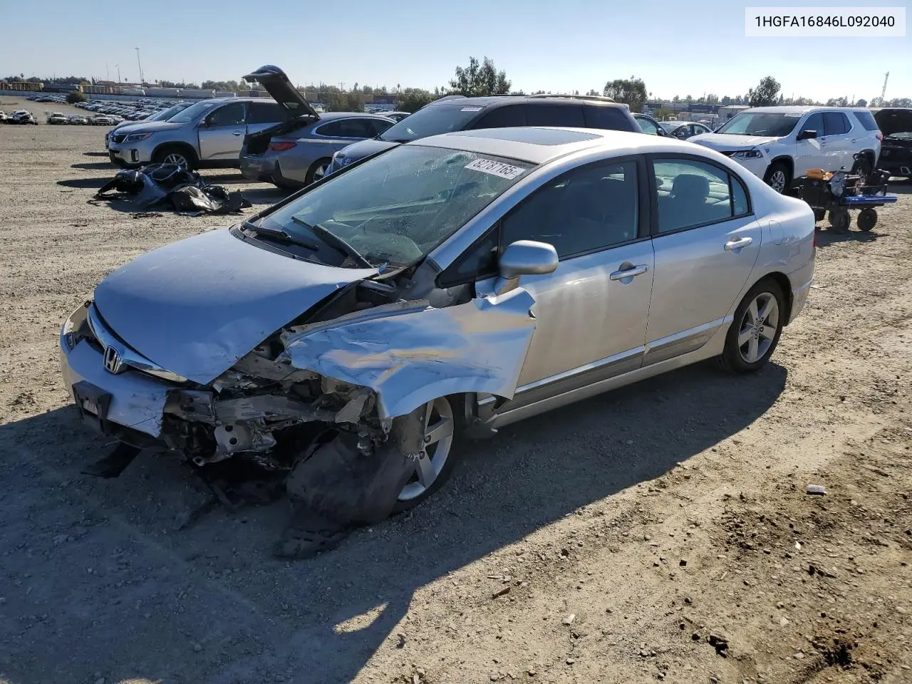 1HGFA16846L092040 2006 Honda Civic Ex