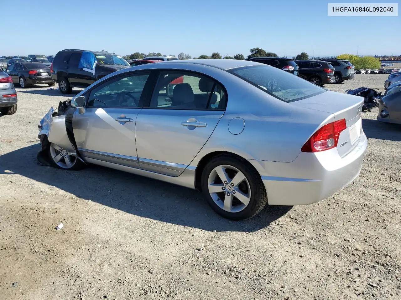 1HGFA16846L092040 2006 Honda Civic Ex