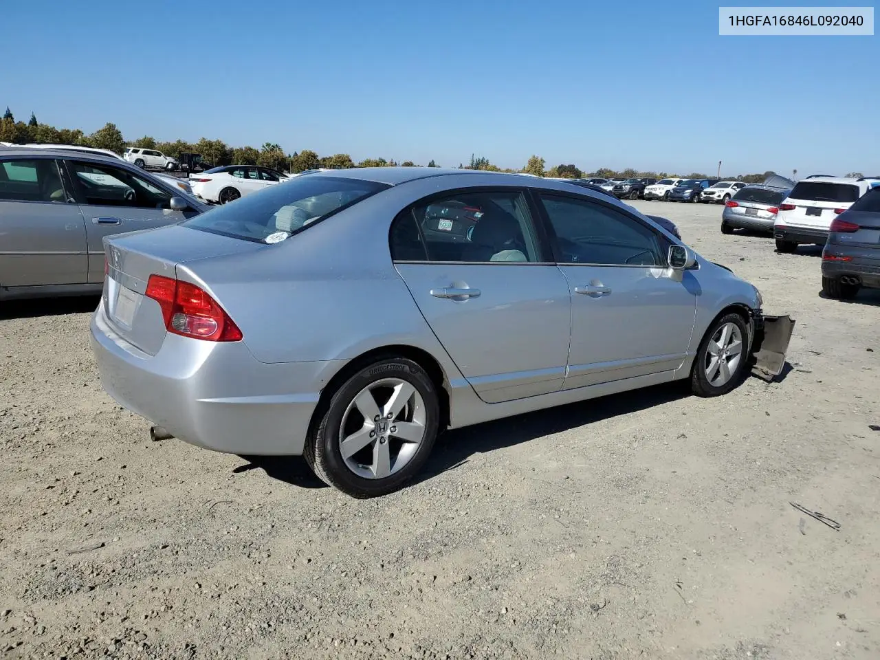 1HGFA16846L092040 2006 Honda Civic Ex