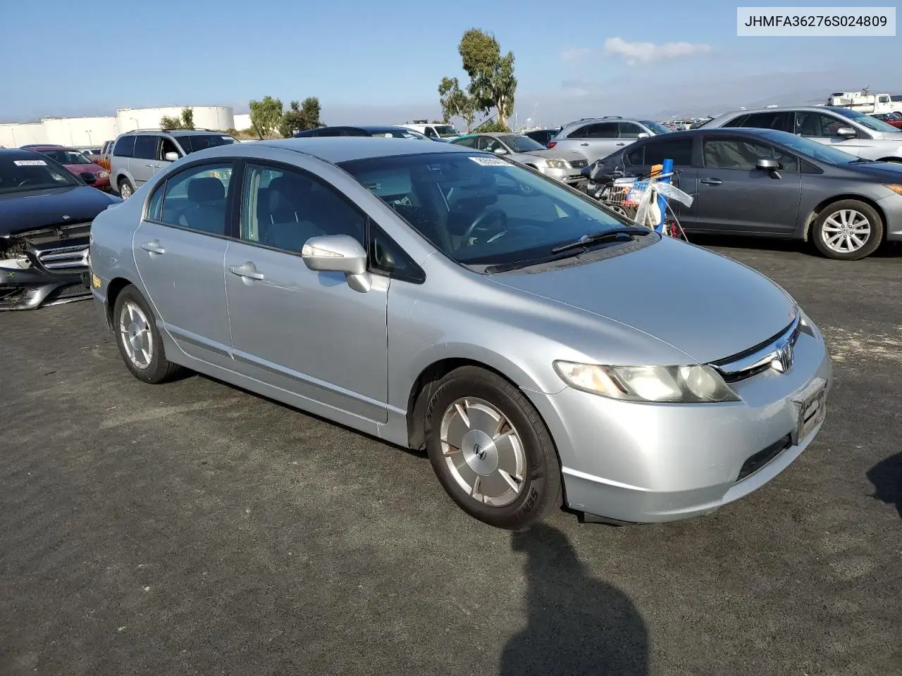 JHMFA36276S024809 2006 Honda Civic Hybrid