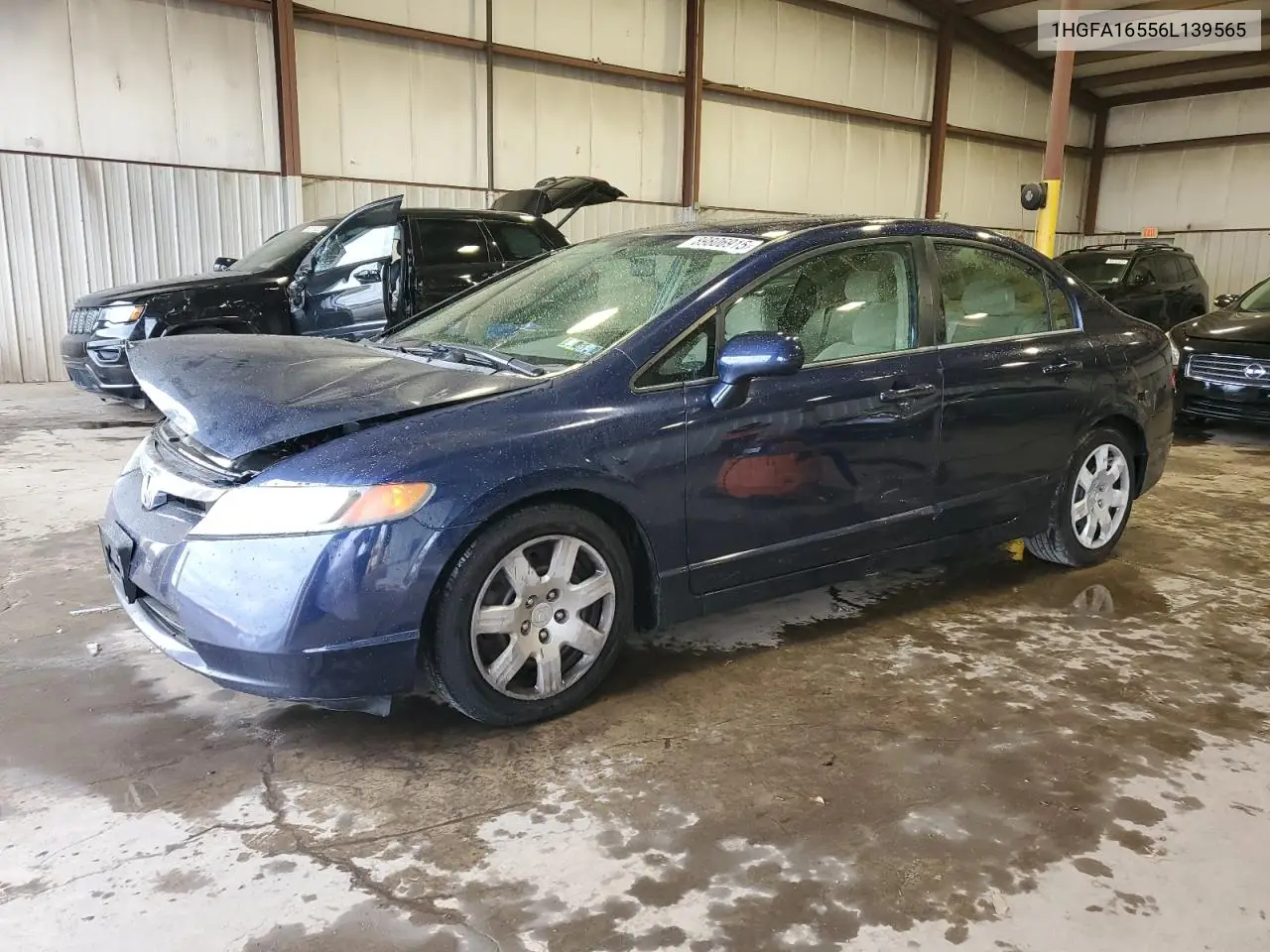 1HGFA16556L139565 2006 Honda Civic Lx