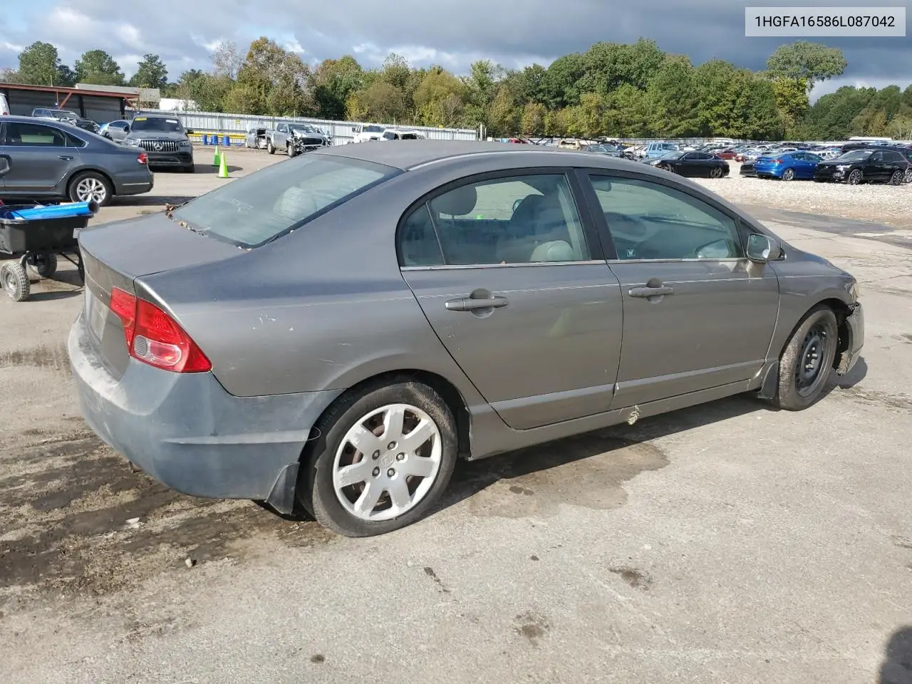 1HGFA16586L087042 2006 Honda Civic Lx