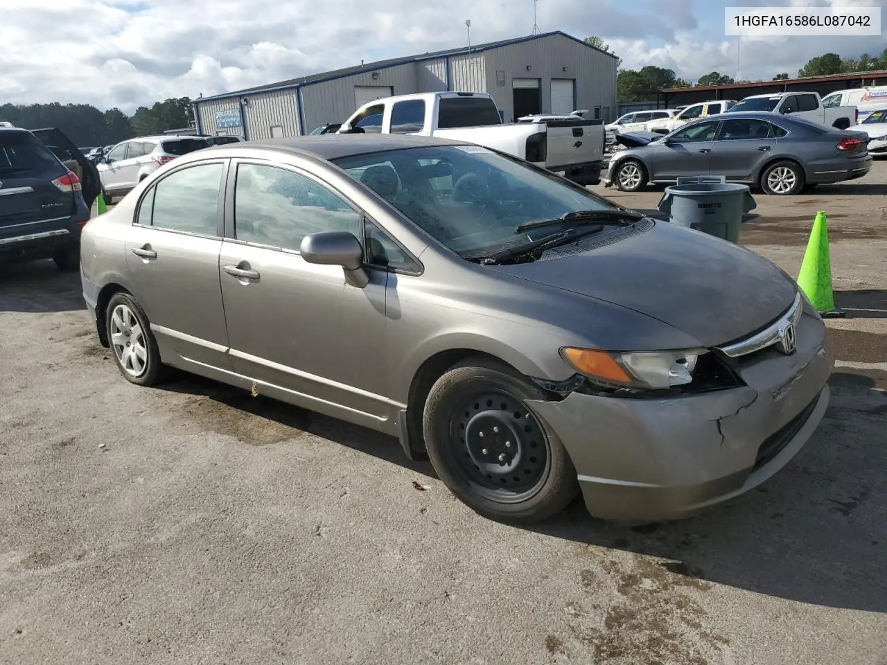 1HGFA16586L087042 2006 Honda Civic Lx