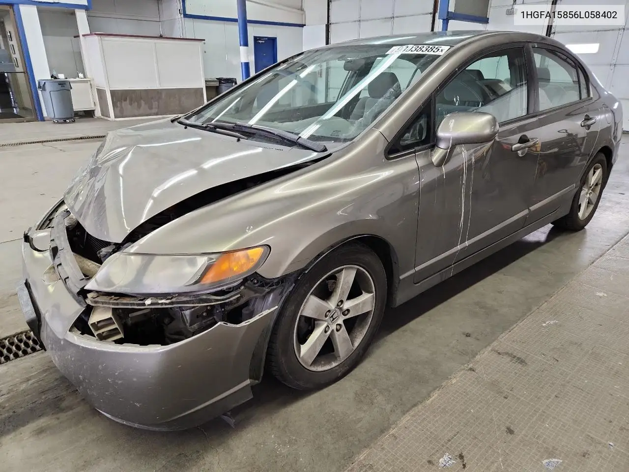 1HGFA15856L058402 2006 Honda Civic Ex