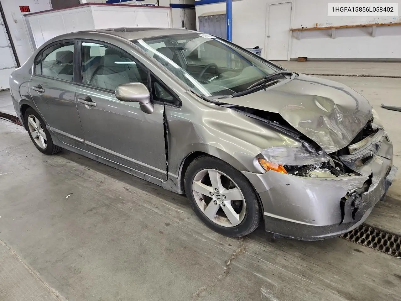 1HGFA15856L058402 2006 Honda Civic Ex