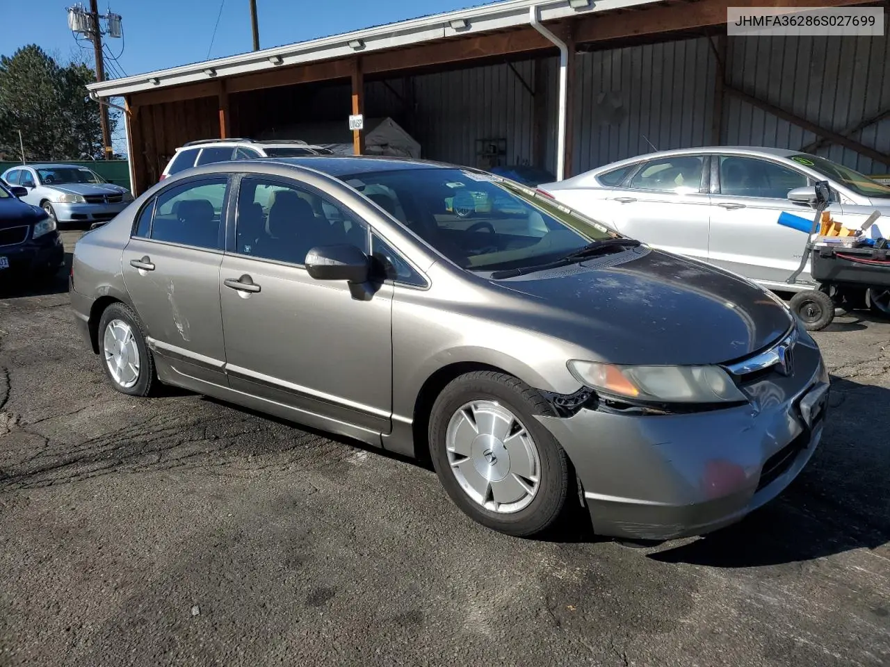 JHMFA36286S027699 2006 Honda Civic Hybrid