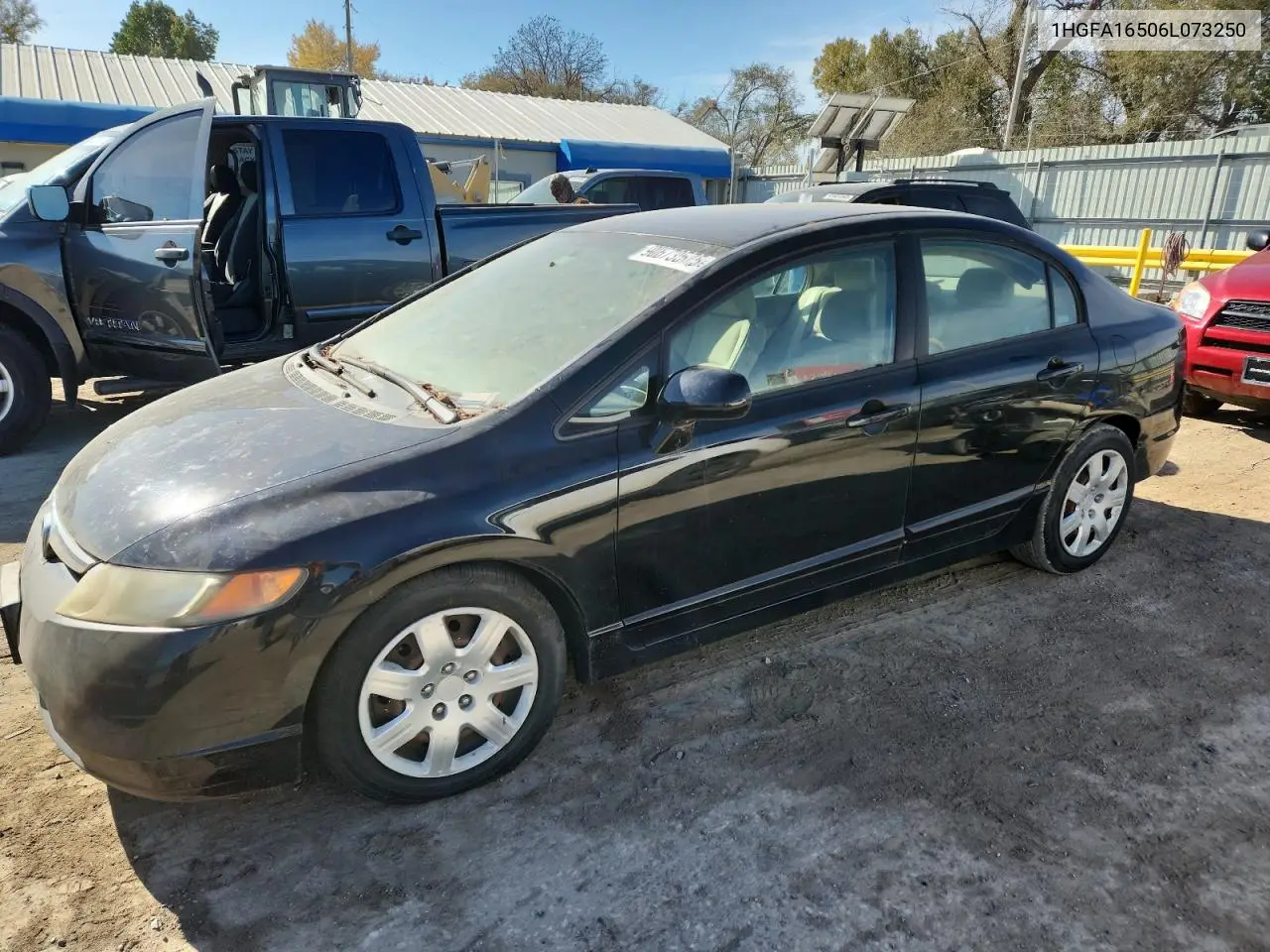 1HGFA16506L073250 2006 Honda Civic Lx