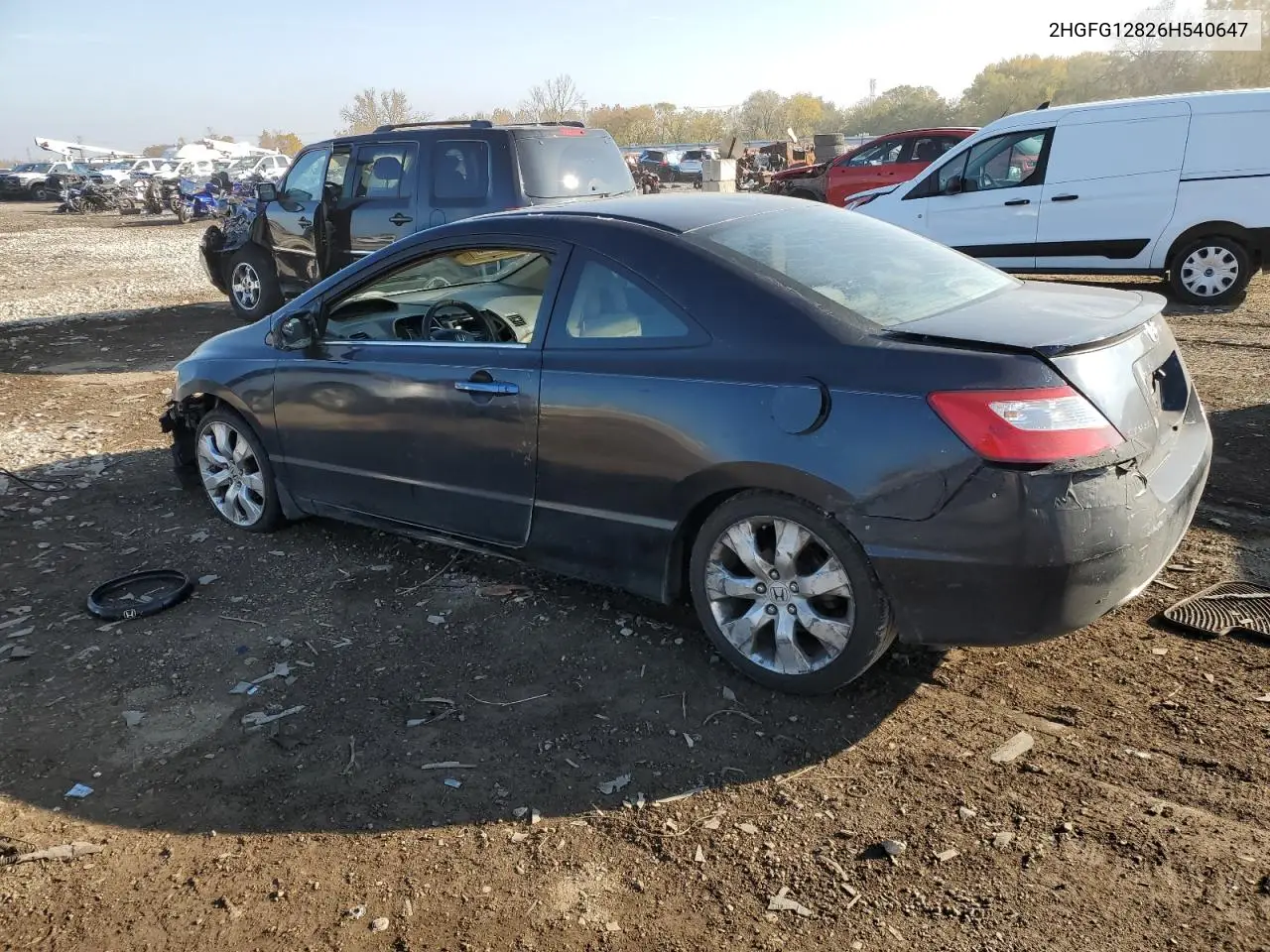 2HGFG12826H540647 2006 Honda Civic Ex