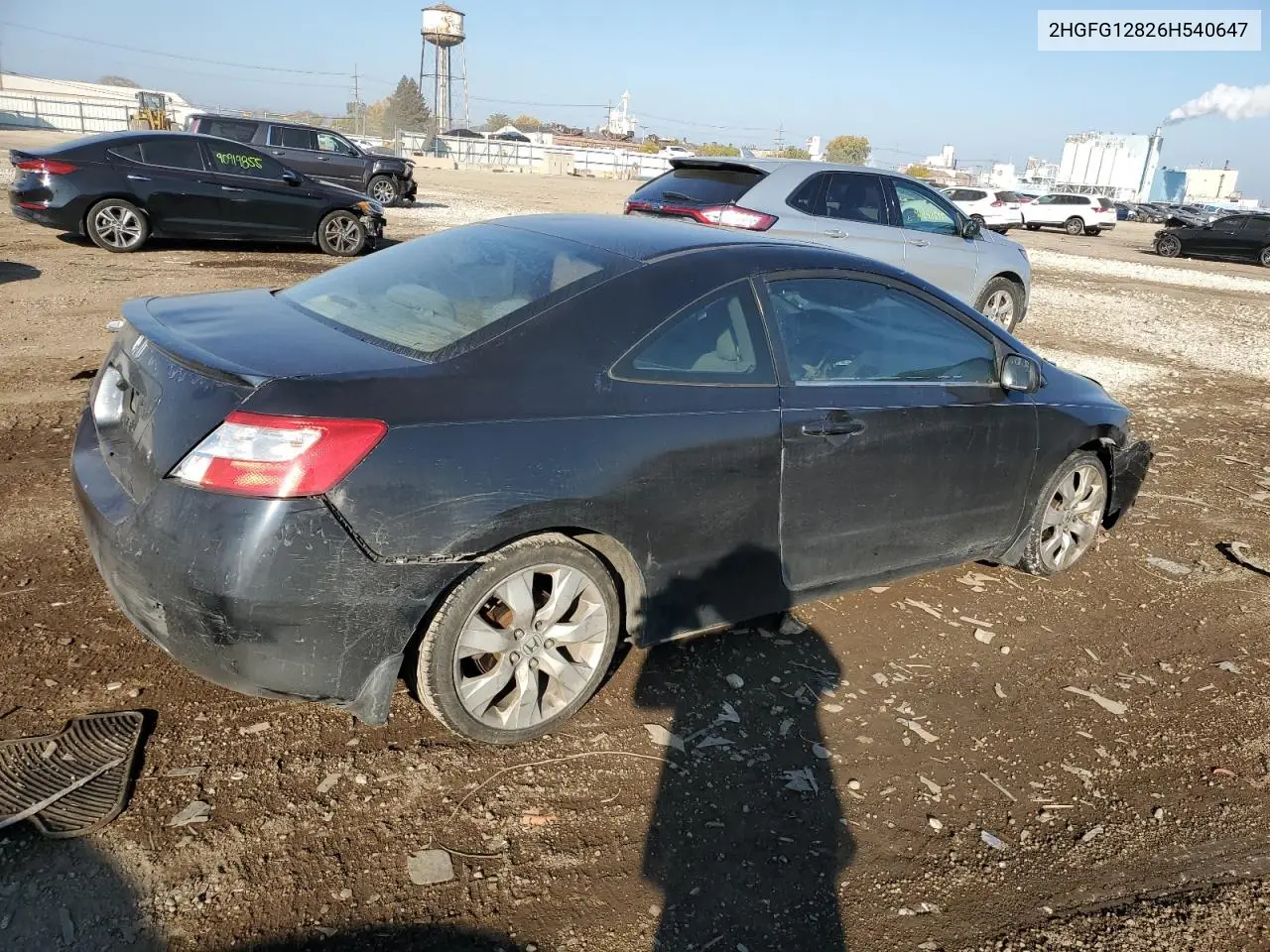 2HGFG12826H540647 2006 Honda Civic Ex