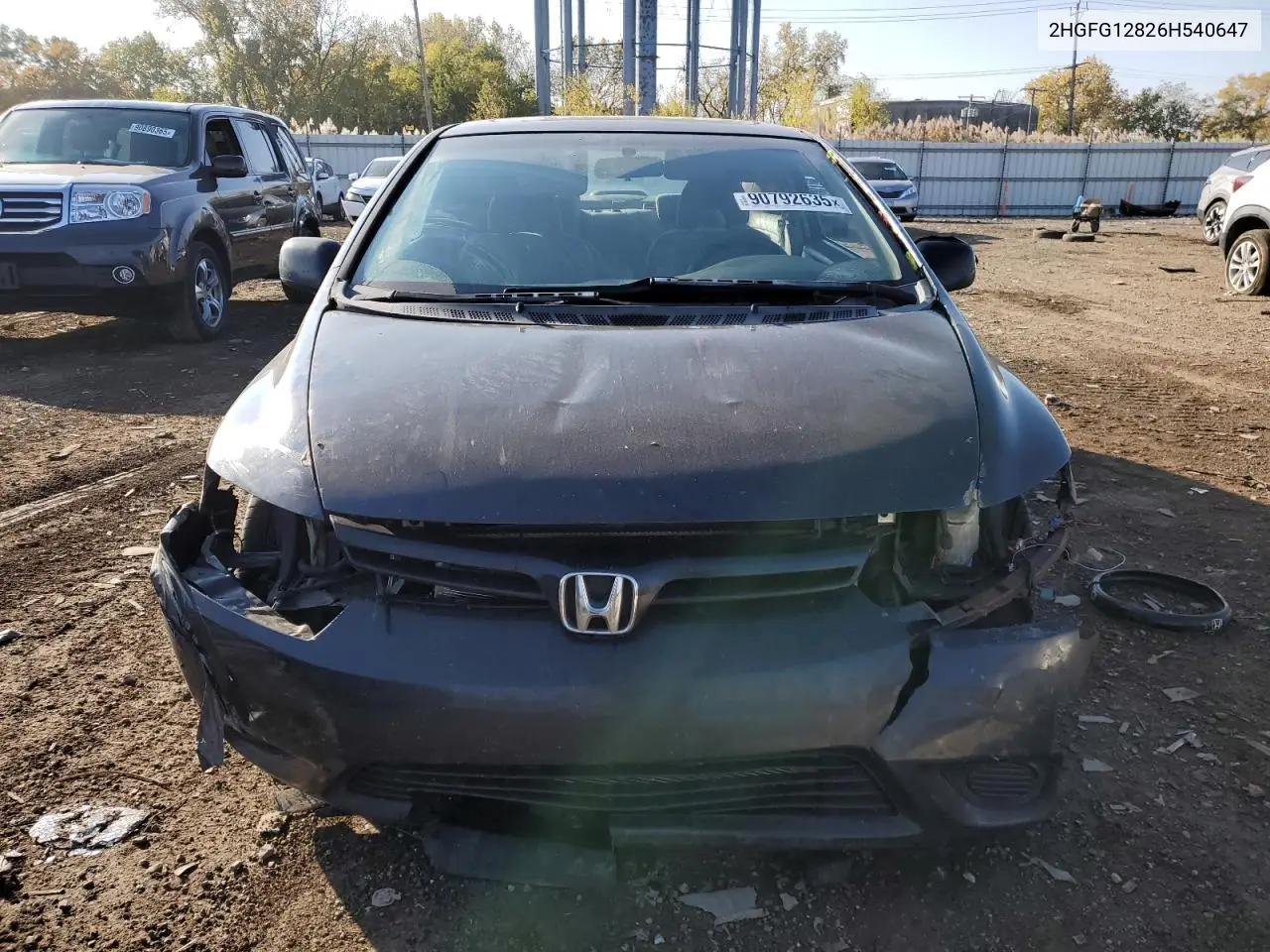 2HGFG12826H540647 2006 Honda Civic Ex