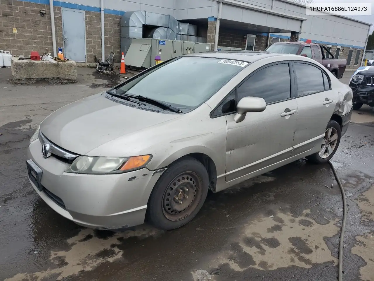 1HGFA16886L124973 2006 Honda Civic Ex