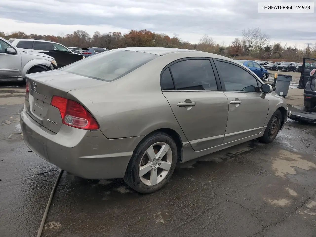 1HGFA16886L124973 2006 Honda Civic Ex