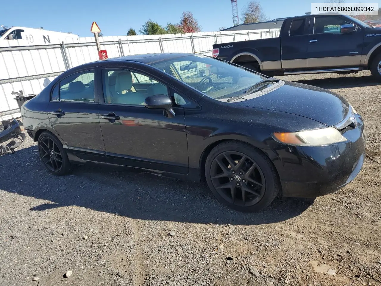 1HGFA16806L099342 2006 Honda Civic Ex