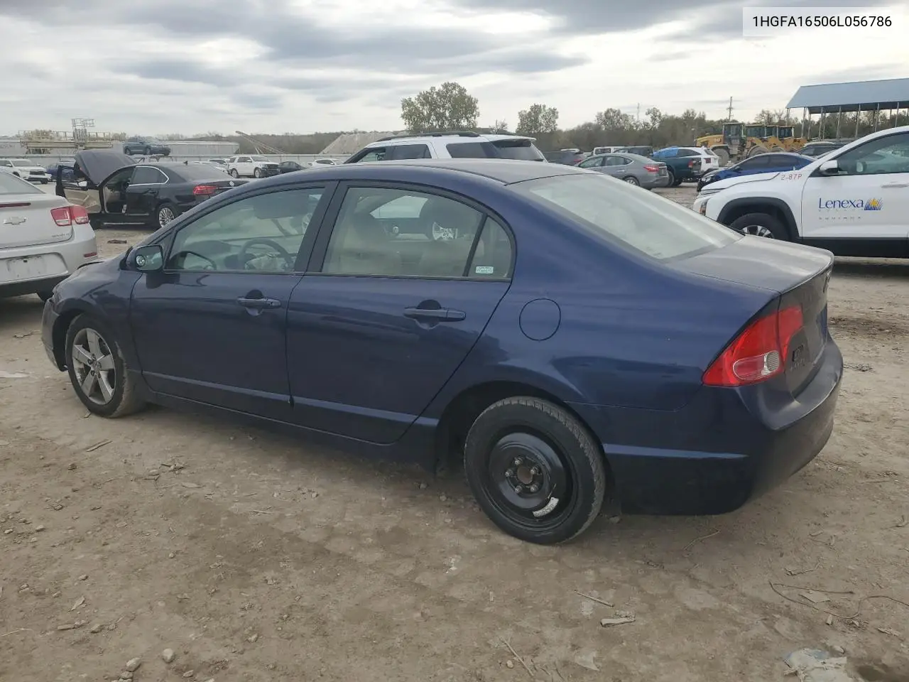 1HGFA16506L056786 2006 Honda Civic Lx