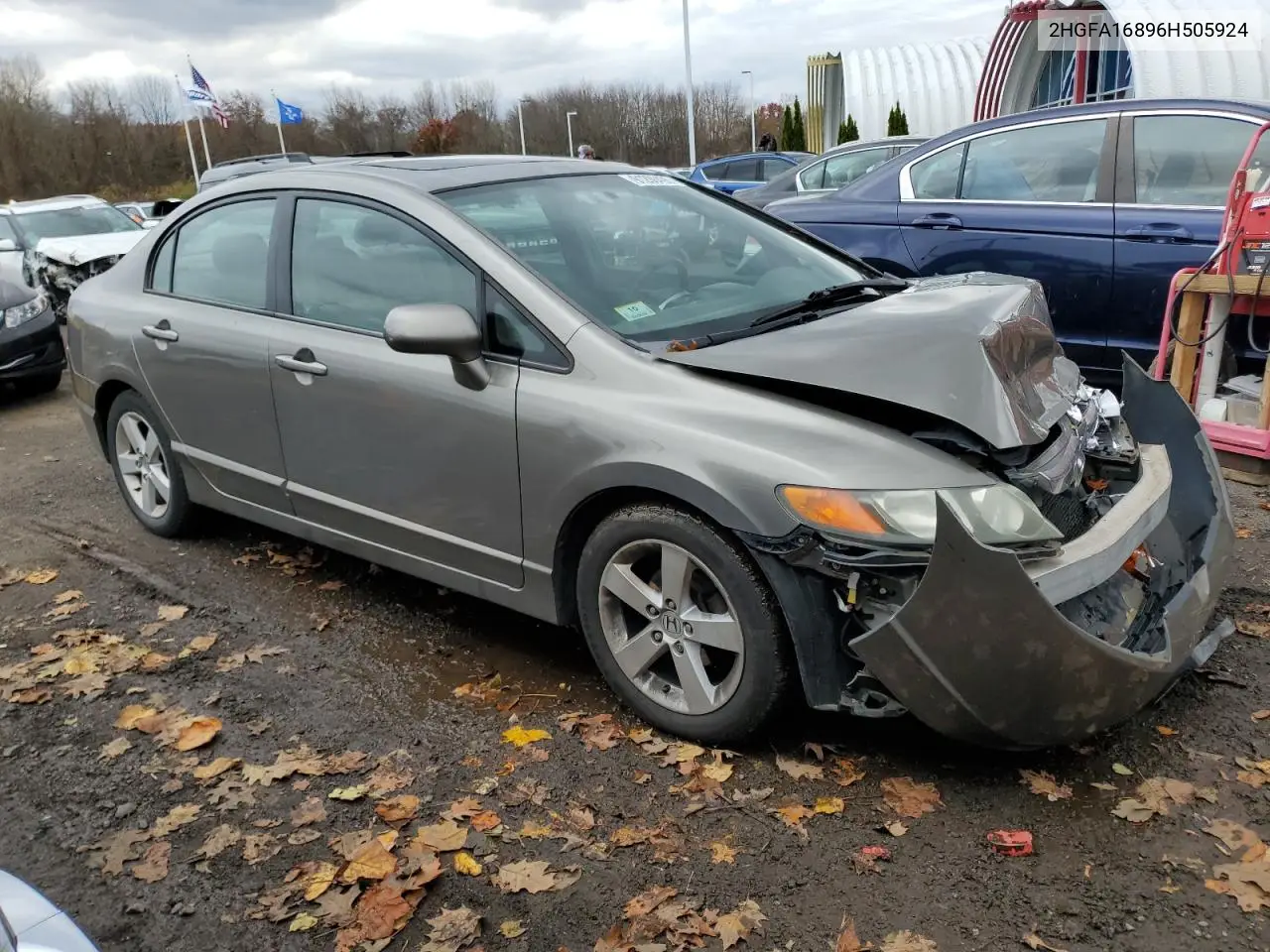 2HGFA16896H505924 2006 Honda Civic Ex