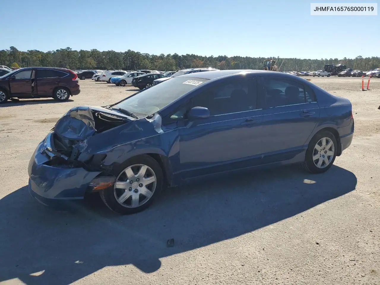 JHMFA16576S000119 2006 Honda Civic Lx