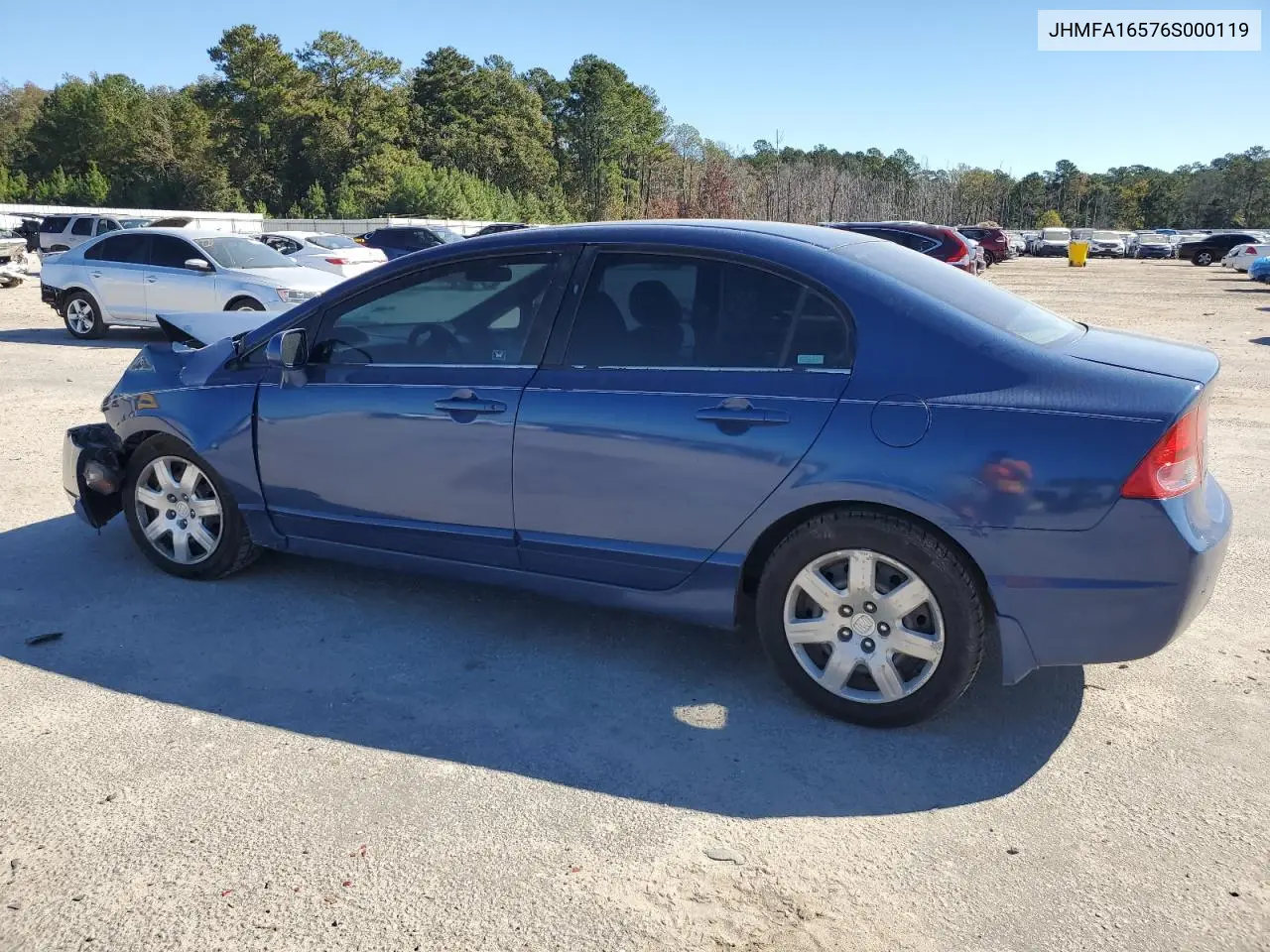 JHMFA16576S000119 2006 Honda Civic Lx