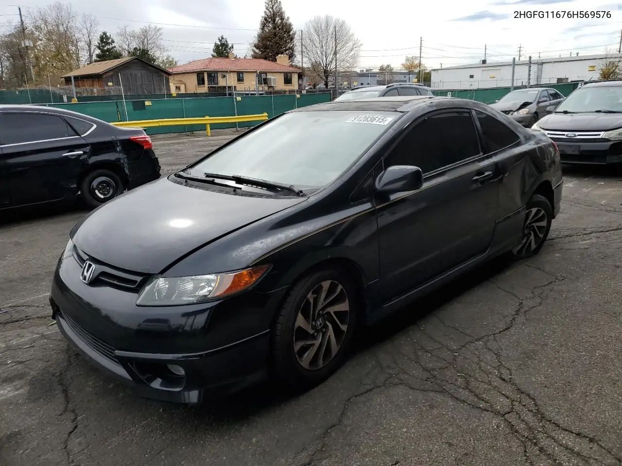 2HGFG11676H569576 2006 Honda Civic Lx