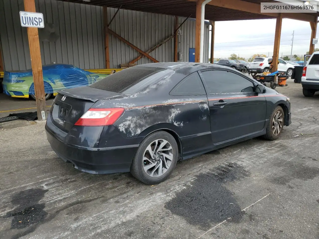 2HGFG11676H569576 2006 Honda Civic Lx