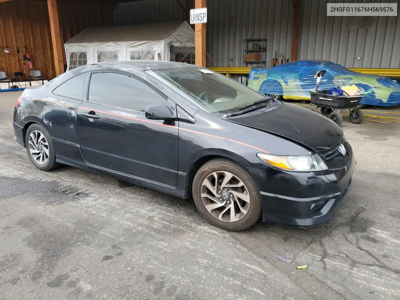 2HGFG11676H569576 2006 Honda Civic Lx