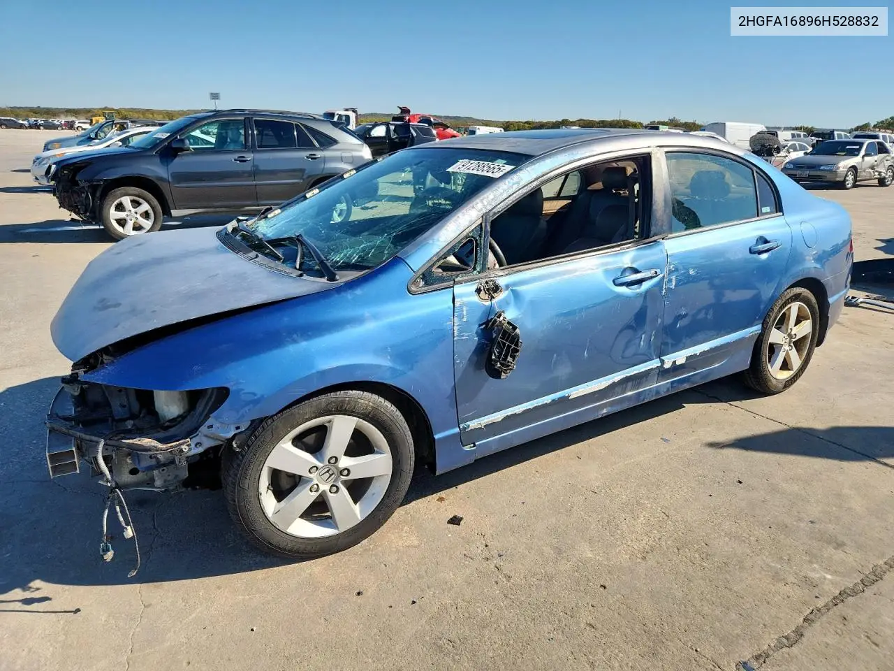 2HGFA16896H528832 2006 Honda Civic Ex