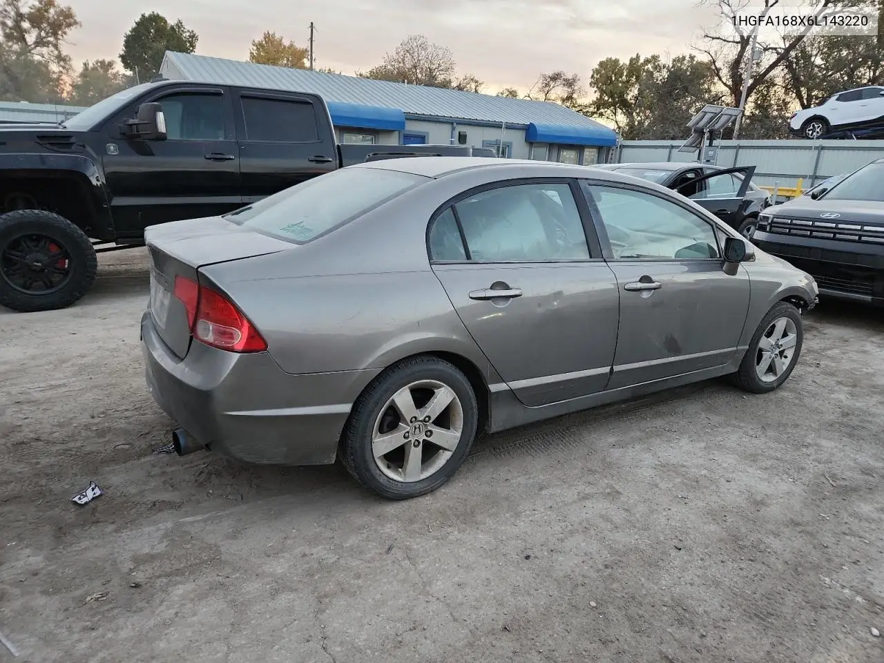 1HGFA168X6L143220 2006 Honda Civic Ex