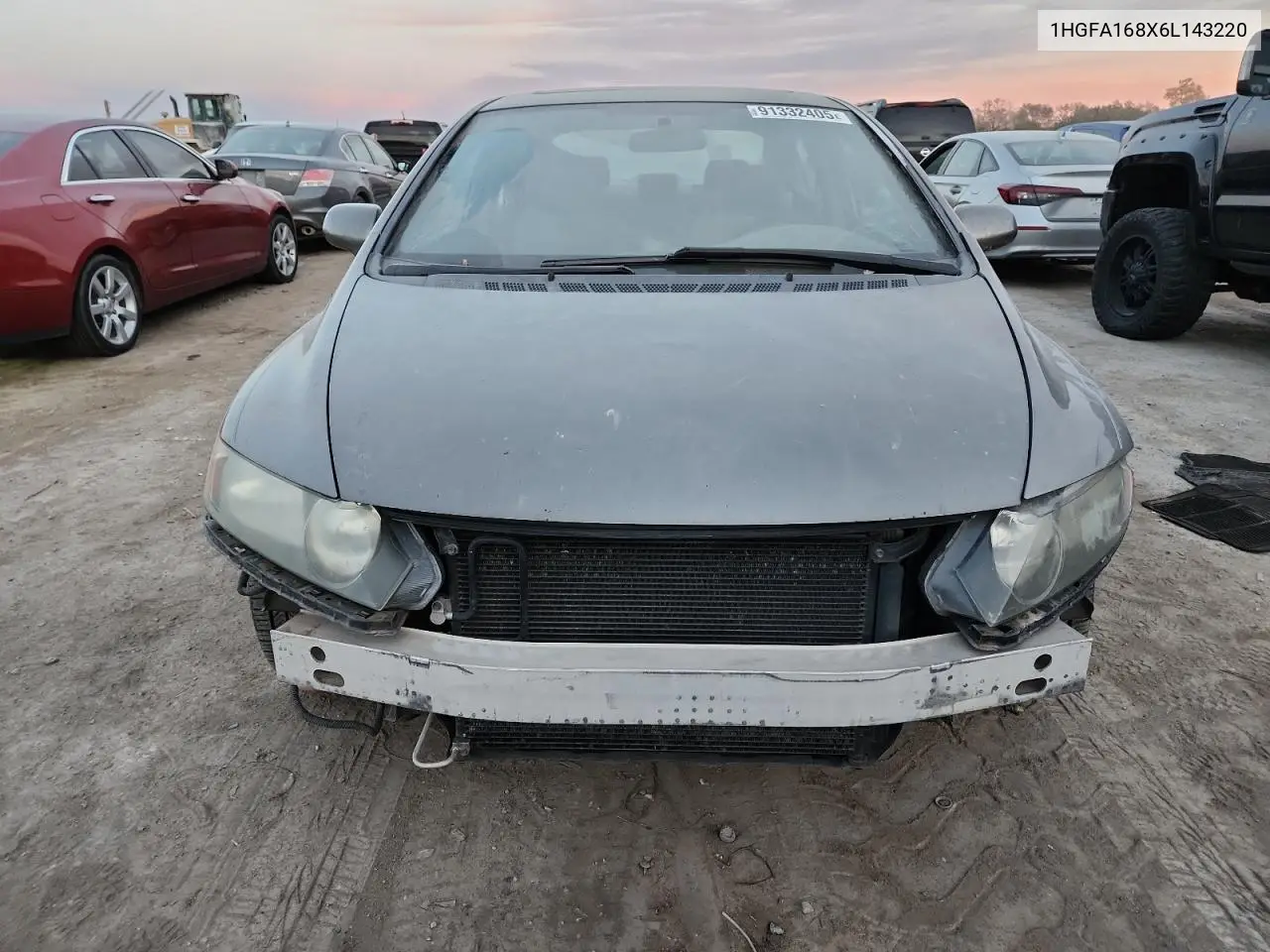 1HGFA168X6L143220 2006 Honda Civic Ex