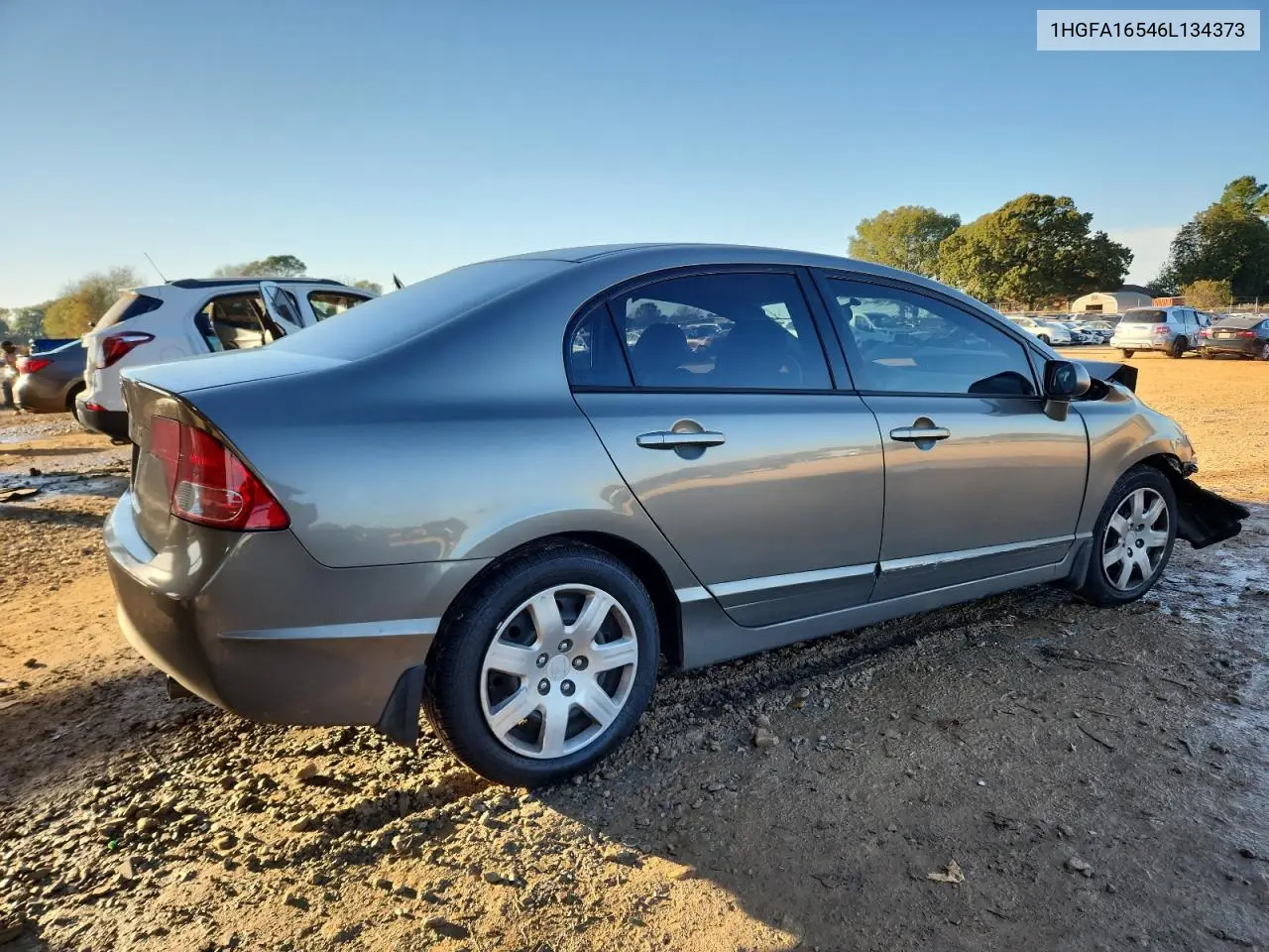 1HGFA16546L134373 2006 Honda Civic Lx