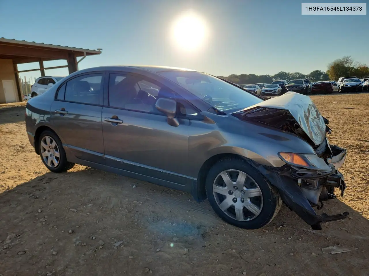 1HGFA16546L134373 2006 Honda Civic Lx