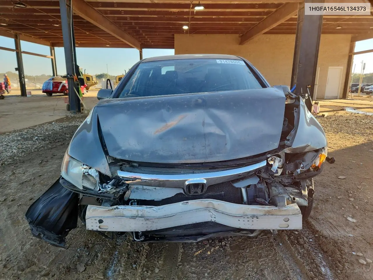 1HGFA16546L134373 2006 Honda Civic Lx