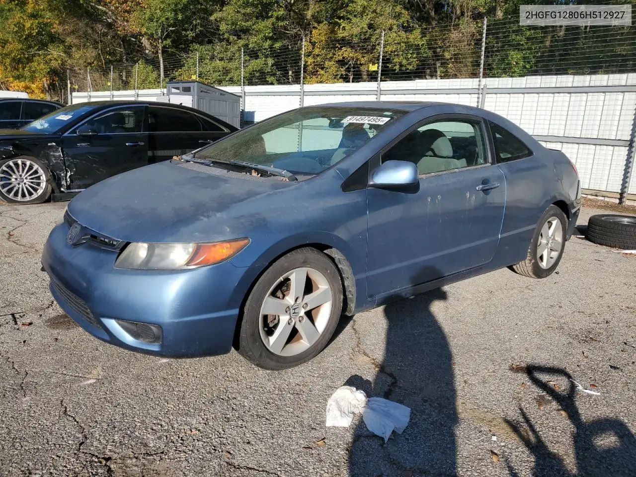 2HGFG12806H512927 2006 Honda Civic Ex