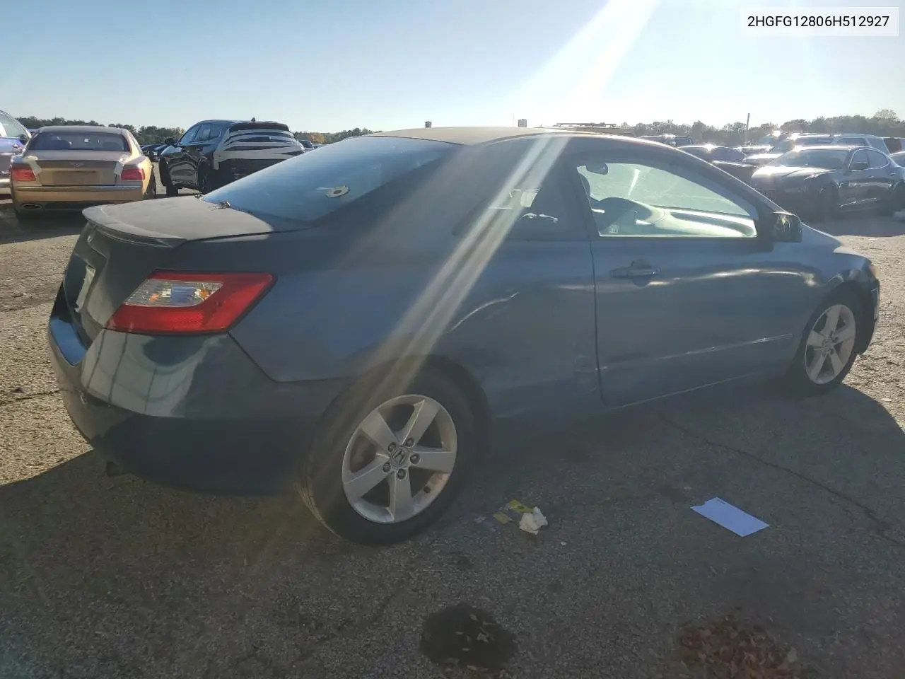 2HGFG12806H512927 2006 Honda Civic Ex
